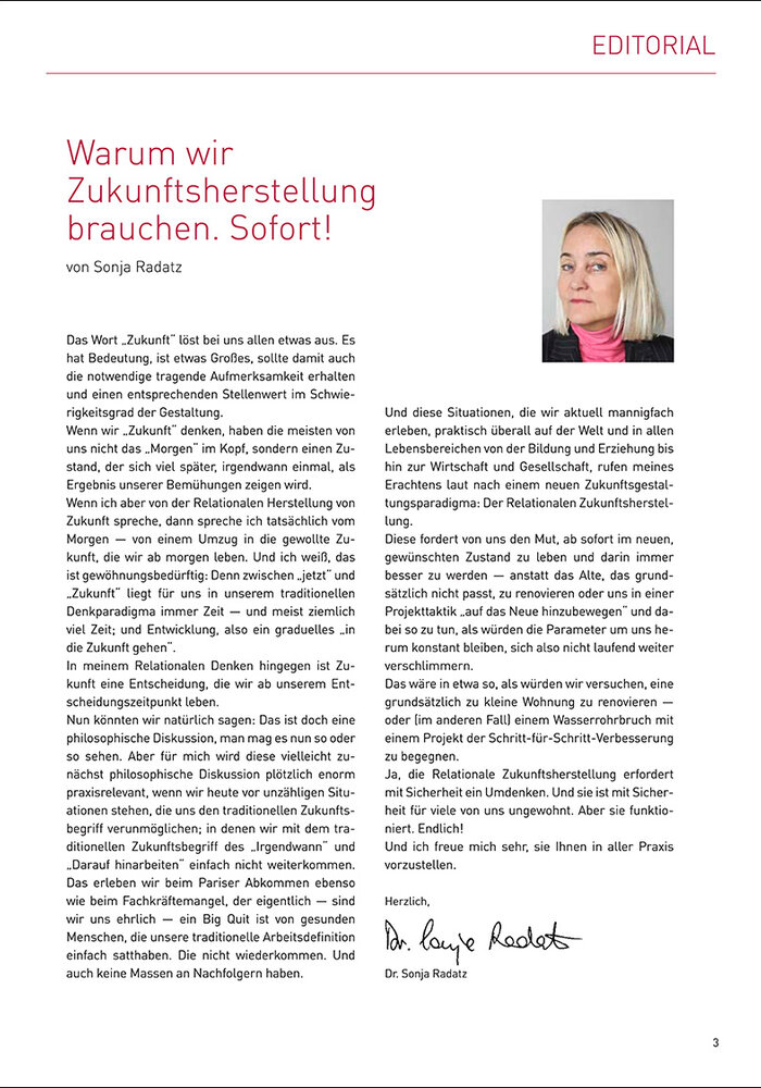 Warum wir Zukunftsherstellung brauchen. Sofort!