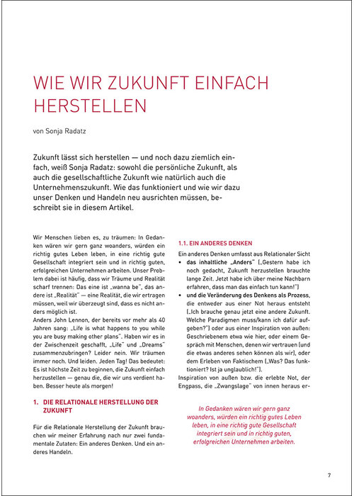 Wie wir Zukunft einfach  herstellen