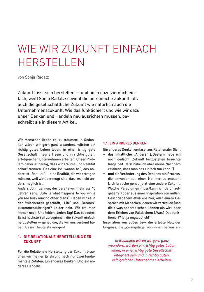 Wie wir Zukunft einfach  herstellen