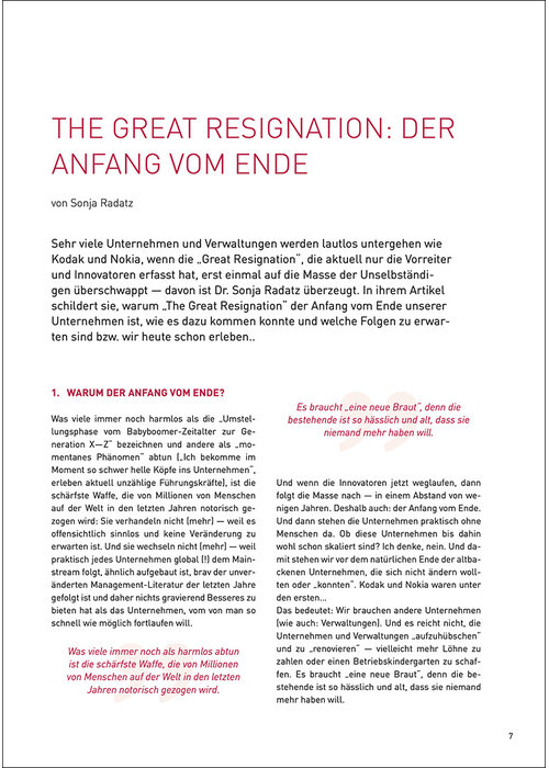 The Great Resignation: Der Anfang  vom Ende
