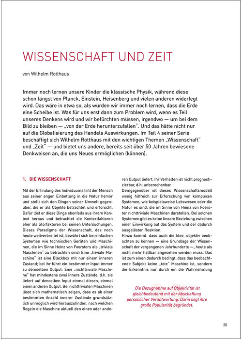 Wissenschaft und Zeit