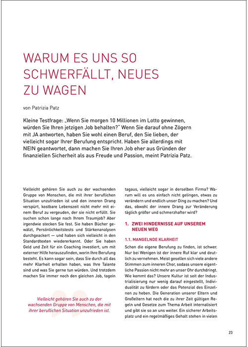 Warum es uns so schwerfällt, Neues zu wagen