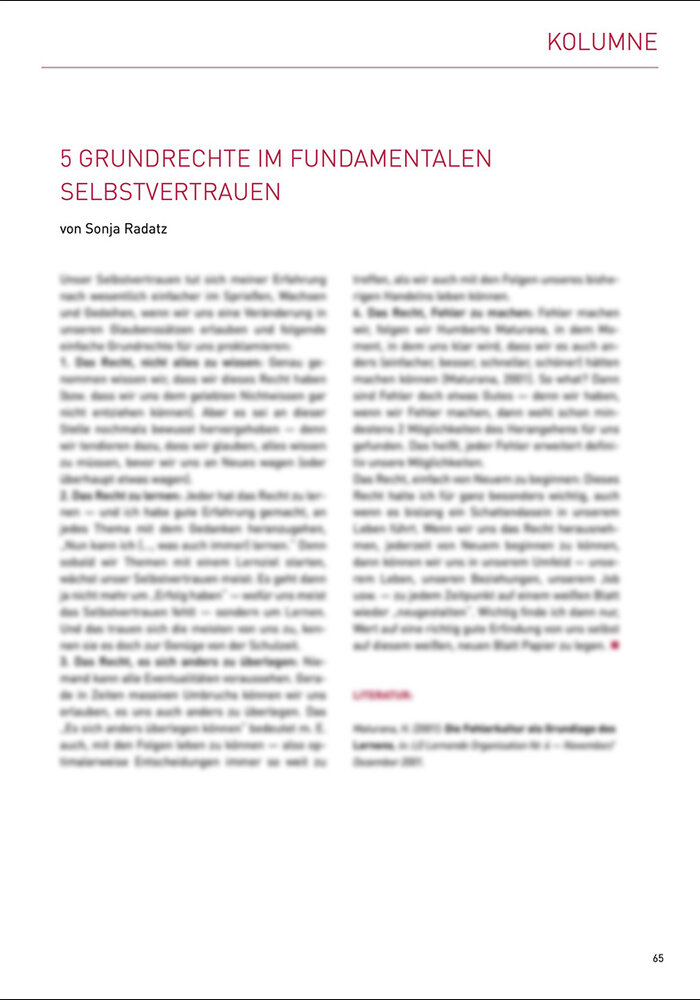 5 Grundrechte im fundamentalen Selbstvertrauen