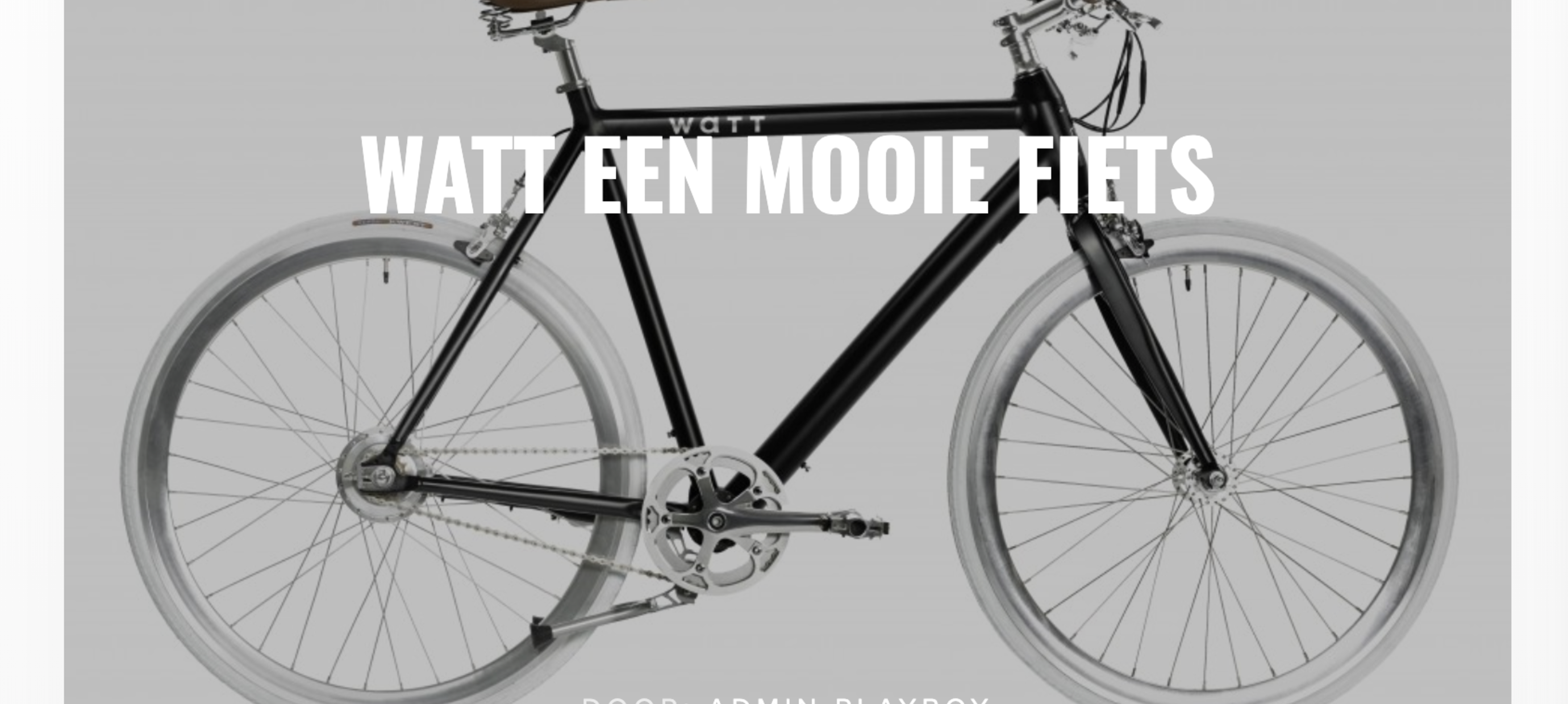 NAKED BIKE IN DE PLAYBOY