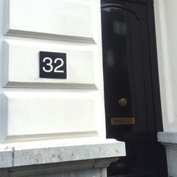 House number black