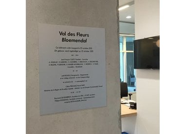 Plaques d'inauguration