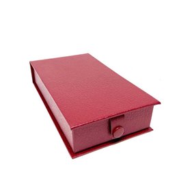 Luxury box for medals in simili - maroon