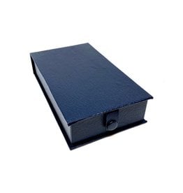 Luxury box for medals in simili - blue