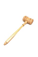 Gift box with gavel in oak