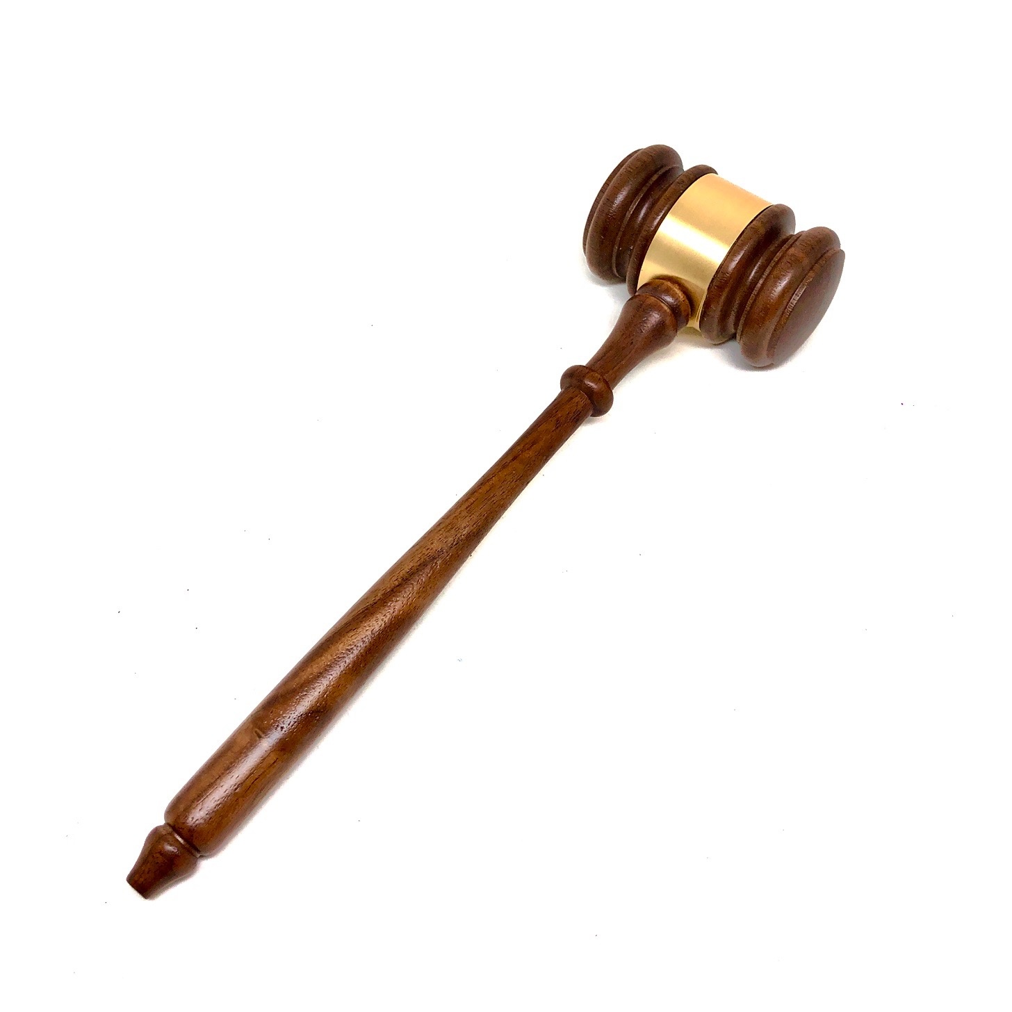 Gift box gavel in American walnut