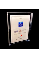 Award en plexi - tombstone (160 x 120 x 20 mm)