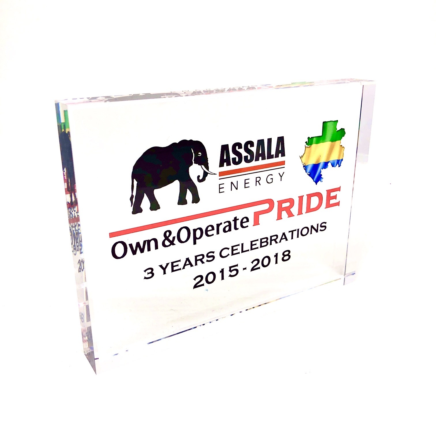 Plexi award - tombstone (160 x 120 x 20 mm)