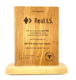 Award en bois (200 x 150 x 20 mm)