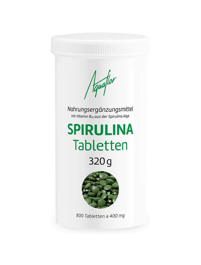 AQUAFLOR Spirulina Tabletten 320 g = 800 Tabletten