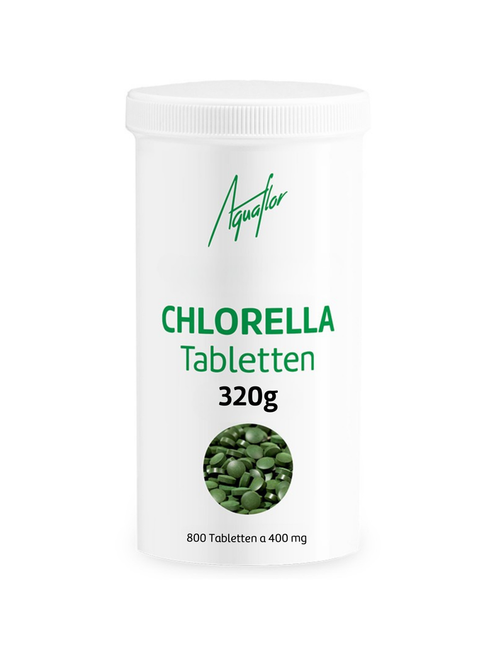 AQUAFLOR Chlorella Tabletten 320 g = 800 Tabletten