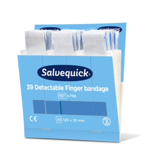 Salvequick Salvequick Lange Vingerpleister Detectie 6796  navulling