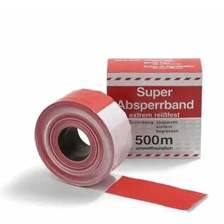 AFZETLINT OP ROL - 500 METER [Rood/Wit]