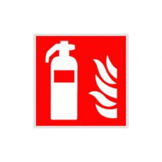 Brandblusser pictogram (bordje 1mm PP)