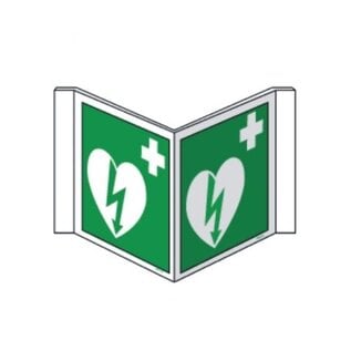 AED bord panoramisch kunststof