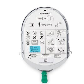 HeartSine Samaritan PAD pak elektroden en batterij