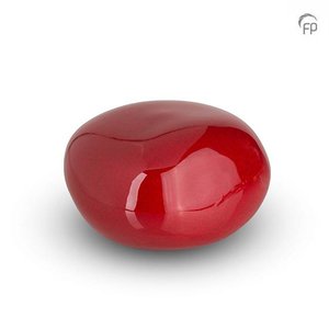 Urnenatelier Schoonhoven KK 003 Cuddle Stone glossy red