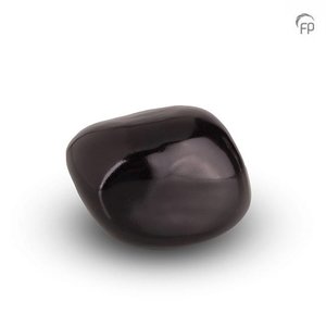 Urnenatelier Schoonhoven KK 018 Cuddle Stone glossy black