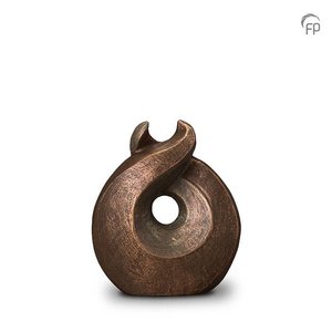 Geert Kunen  UGK 009 A Ceramic urn bronze