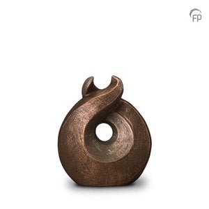 Geert Kunen  UGK 009 A Urna de cerámica bronce