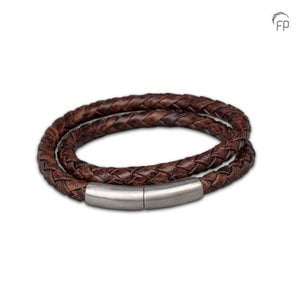 FPU 606 Embrace Pulsera cuero trenzado