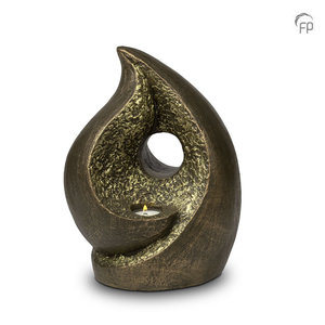 Geert Kunen  UGK 084 BT Ceramic urn bronze