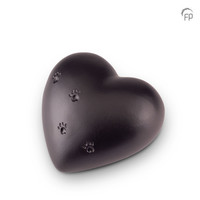 KU 151 L Ceramic pet urn heart large