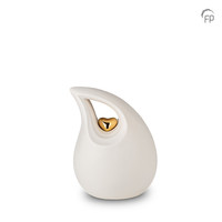 KU 048 S Keramische Mini urn met gravure