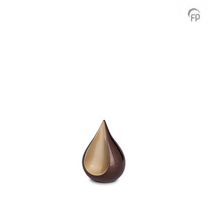 Gravure configurator FPU 101 K Metaal urn Teardrop  met gravure