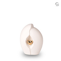 KU 047 S Keramische Mini urn met gravure