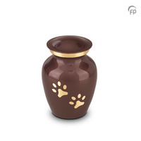 HU 197 S Metaal dierenurn klein met gravure