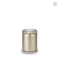 GUP 091 S Glazen dierenurn klein met gravure