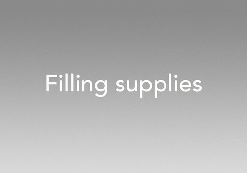 Filling supplies