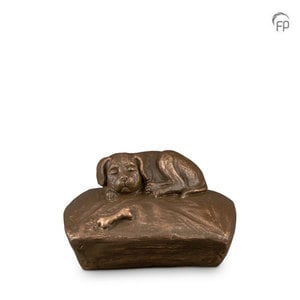 Geert Kunen  UGK 218 Urna de mascota de cerámica bronce
