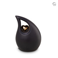 KU 004 M Keramische medium urn met gravure