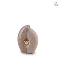 KU 002 S Keramische Mini urn met gravure