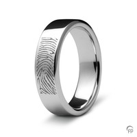 RF 02.8 Anillo brillante con huella dactilar