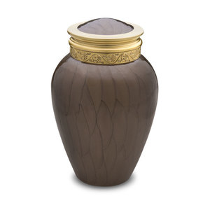 HU 291 S Brass small urn Blessing