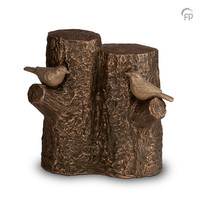 UGK 087 D Duo ceramic urn bronze