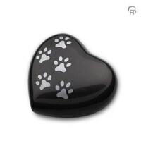 HUH 010 M Metal pet urn heart medium