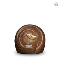 UGK 075 ADT Duo ceramic urn bronze