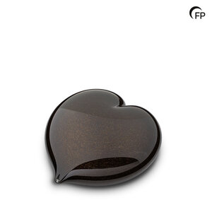 Memory Crystal GU 115 S Glazen mini urn hart