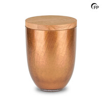 GU 405 Glazen urn Oak Crackel