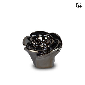 FPU 079 Ceramic art urn keepsake Rosa