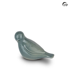 FPU 081 Keramische kunst urn keepsake Whistling Bird