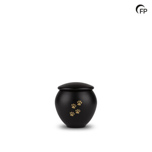HU 901 S Urna de mascota de metal pequeño - Eternal Black